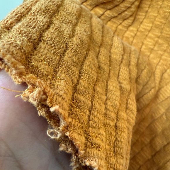 CPY - BKE Button-Down Long Sleeve Knit Shirt - Mustard Yellow or Gold - XL - Picture 13 of 16